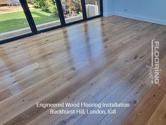 Engineered wood flooring installation in Buckhurst Hill 8