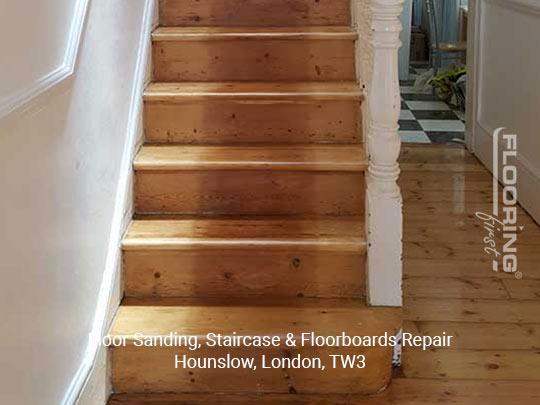 Floor sanding, stairs & floorboards repair in Hounslow 3