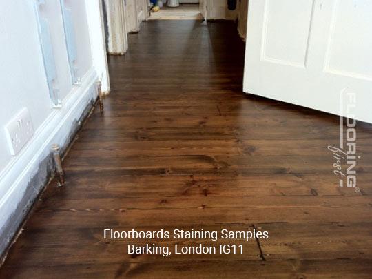 Floorboards staining samples in Barking 2