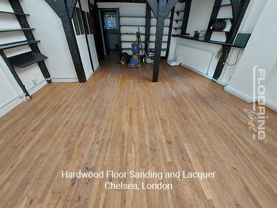 Hardwood floor sanding and lacquer in Chelsea 1