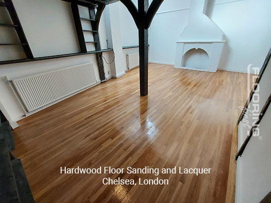 Hardwood floor sanding and lacquer in Chelsea 6