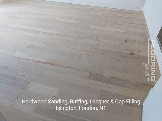 Hardwood sanding, buffing, lacquer & gap filling in Islington