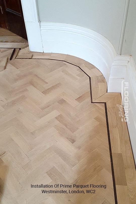 Installation of prime parquet flooring in Westminster 2