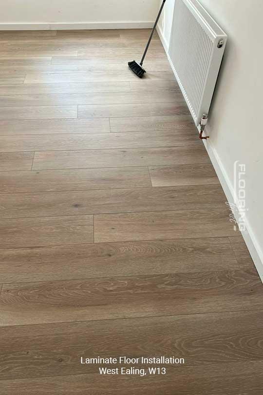 Laminate floor installation in West Ealing 8