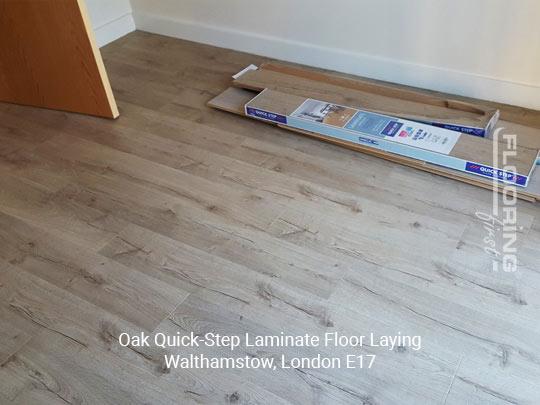 Oak QuickStep laminate floor laying in Walthamstow