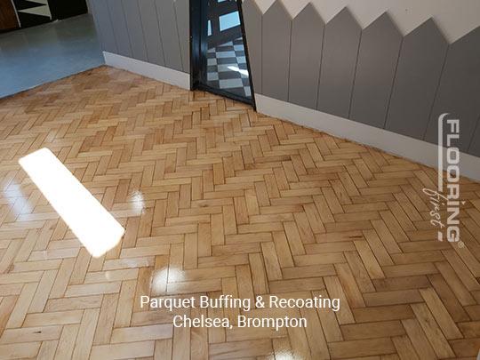 Parquet buffing & recoating in Chelsea 11