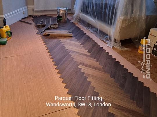 Parquet floor fitting in Wandsworth, SW18 - 2