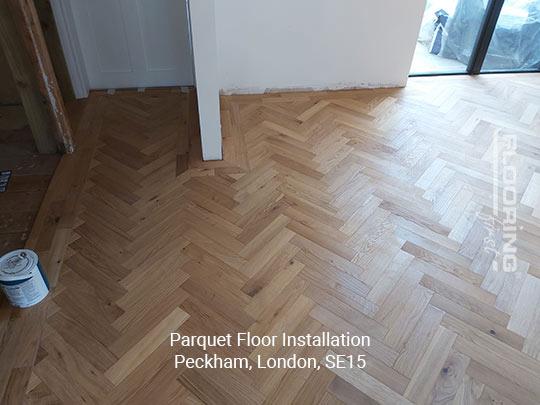 Parquet floor fitting in Peckham 16