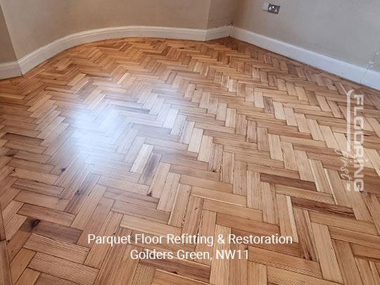 Parquet Floor Refitting & Restoration in Golders Green 1