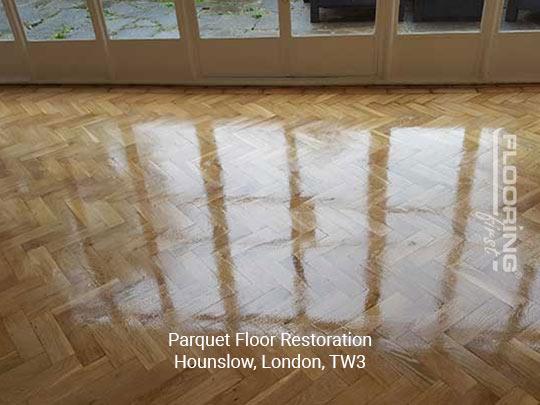Parquet floor restoration in Hounslow 5