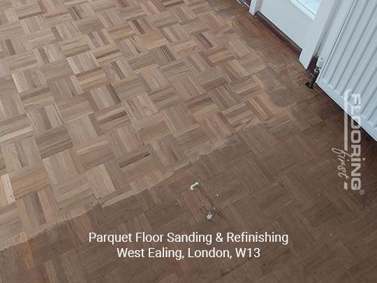 Parquet floor sanding & refinishing in West Ealing