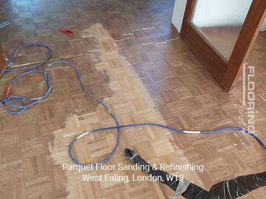 Parquet floor sanding & refinishing in West Ealing 1