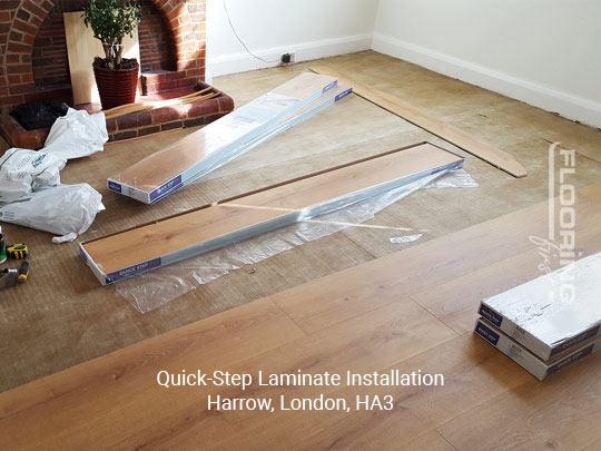 QuickStep laminate installation in Harrow