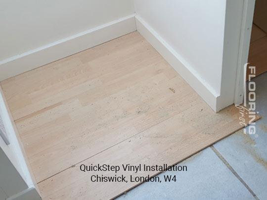 QuickStep vinyl installation in Chiswick 1