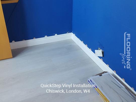 QuickStep vinyl installation in Chiswick 4