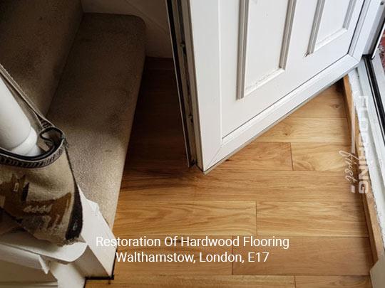 Restoration of hardwood flooring in Walthamstow 1