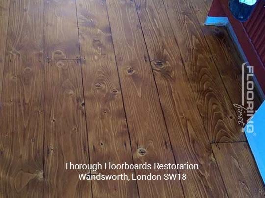 Thorough floorboards restoration project in Wandsworth 3