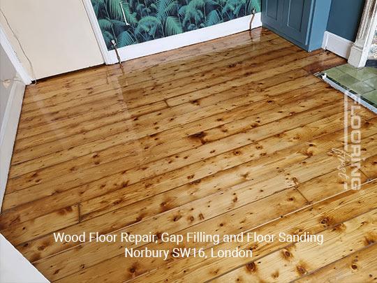 Wood floor repair, gap filling and floor sanding in Norbury 7