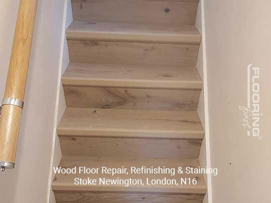Wood floor repair, refinishing & staining in Stoke Newington 11