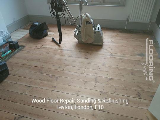 Wood floor repair, sanding & refinishing in Leyton 1
