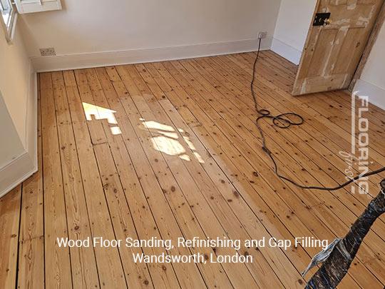 Wood floor sanding, refinishing and gap filling in Wandsworth