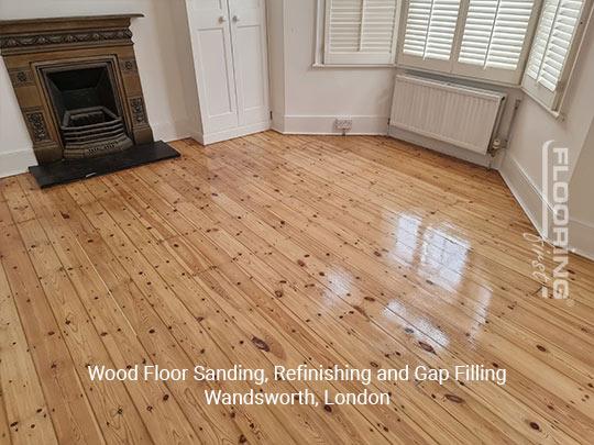 Wood floor sanding, refinishing and gap filling in Wandsworth 5