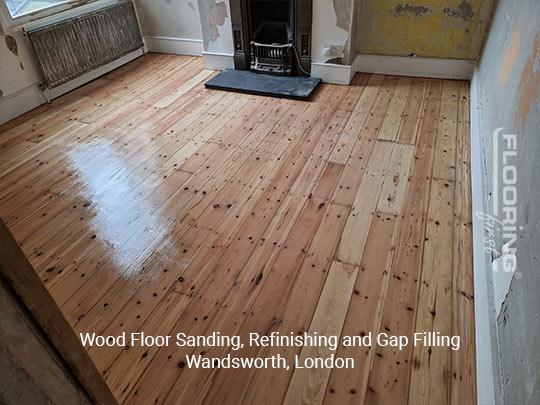 Wood floor sanding, refinishing and gap filling in Wandsworth 7