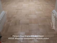 Parquet floor restoration and repair in Central London 1