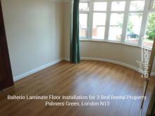 Balterio laminate floor installation for 3 bed rental property in Palmers Green