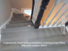 Engineered & vinyl flooring installation, staining & gap filling in Willesden 6