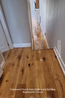 Engineered floor & stairs buffing and re-oiling in Wandsworth 4