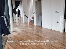 Engineered floor and stairs sanding and refinishing in Elephant & Castle 2