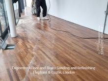 Engineered floor and stairs sanding and refinishing in Elephant & Castle 4