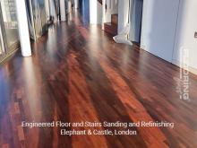 Engineered floor and stairs sanding and refinishing in Elephant & Castle 8