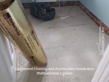 Engineered flooring and accessories installation in Walthamstow