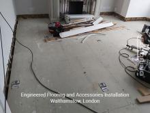 Engineered flooring and accessories installation in Walthamstow 1