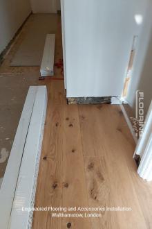Engineered flooring and accessories installation in Walthamstow 3