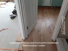 Engineered flooring and accessories installation in Walthamstow 4