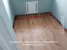 Engineered flooring and accessories installation in Walthamstow 5