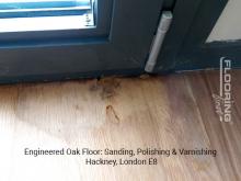 Engineered oak floor: sanding, polishing & varnishing in Hackney 2