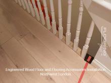 Engineered wood floor and flooring accessories installation in Northwest London 2