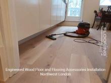 Engineered wood floor and flooring accessories installation in Northwest London 3