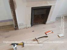 Engineered wood floor and flooring accessories installation in Northwest London 4
