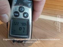 Engineered wood floor and flooring accessories installation in Northwest London 5