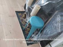 Engineered wood floor and flooring accessories installation in Northwest London 6