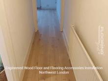 Engineered wood floor and flooring accessories installation in Northwest London 10