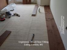 Engineered wood floor fitting in Ealing