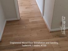 Engineered wood floor fitting and sanding in Tadworth 3