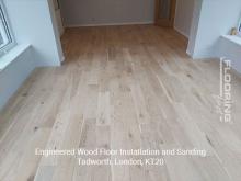 Engineered wood floor fitting and sanding in Tadworth 4