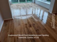 Engineered wood floor fitting and sanding in Tadworth 8